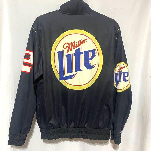 Vintage Nascar Racing Jacket Miller Lite #2 Rusty Wallace - Picture 2 of 14